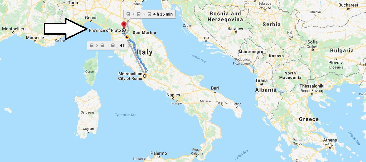 Where is Prato Located? What Country is Prato in? Prato Map