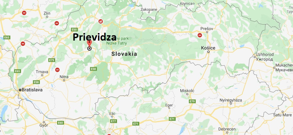 Where is Prievidza Located? What Country is Prievidza in? Prievidza Map
