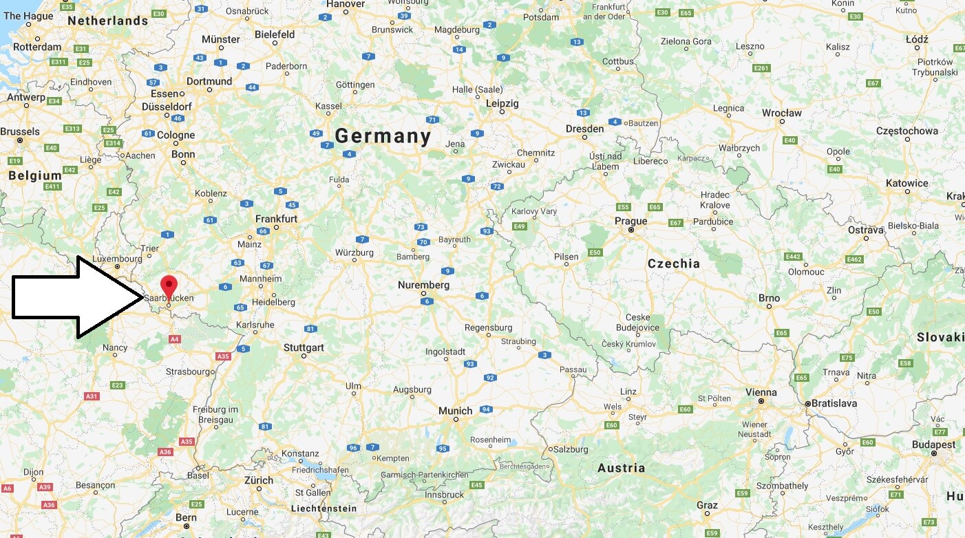 Where is Saarbrucken Located? What Country is Saarbrucken in? Saarbrucken Map