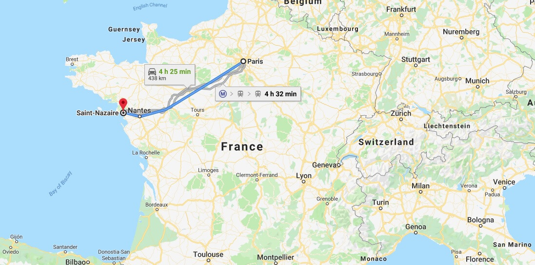 Where is Saint-Nazaire Located? What Country is Saint-Nazaire in? Saint-Nazaire Map