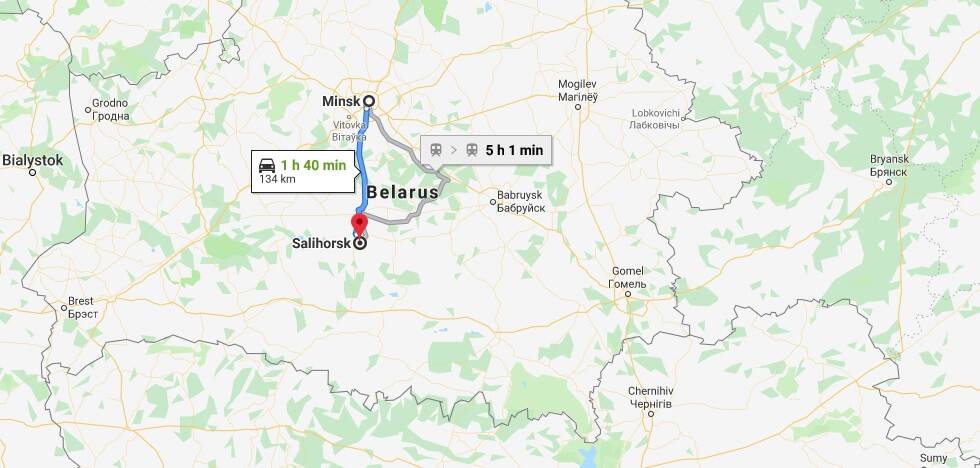 Where is Salihorsk Located? What Country is Salihorsk in? Salihorsk Map