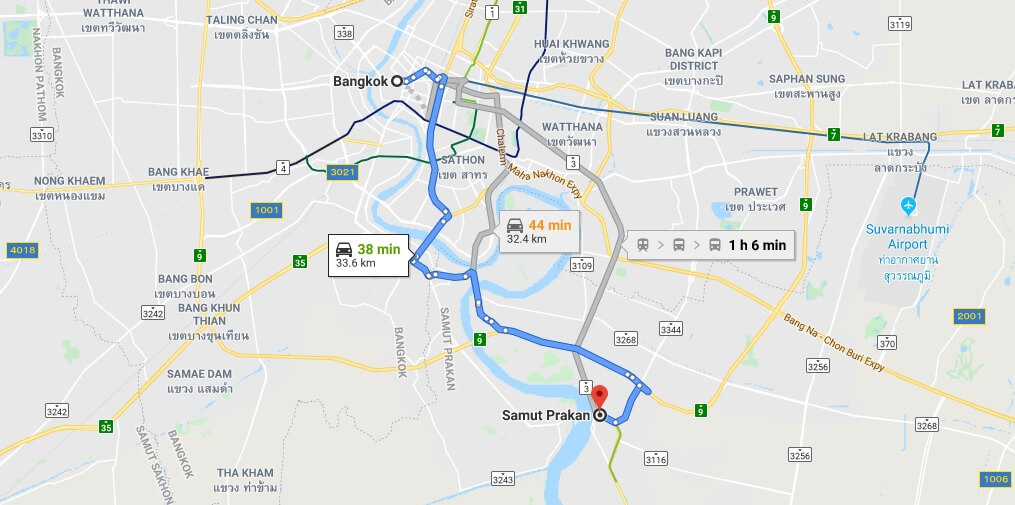 Where is Samut Prakan Located? What Country is Samut Prakan in? Samut Prakan Map