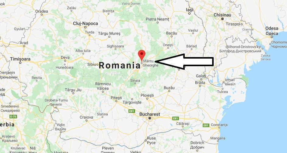 Where is Sfântu Gheorghe Located? What Country is Sfântu Gheorghe in? Sfântu Gheorghe Map