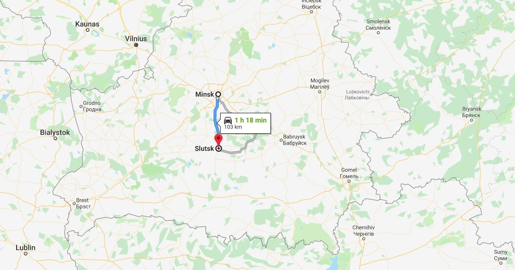 Where is Slutsk Located? What Country is Slutsk in? Slutsk Map