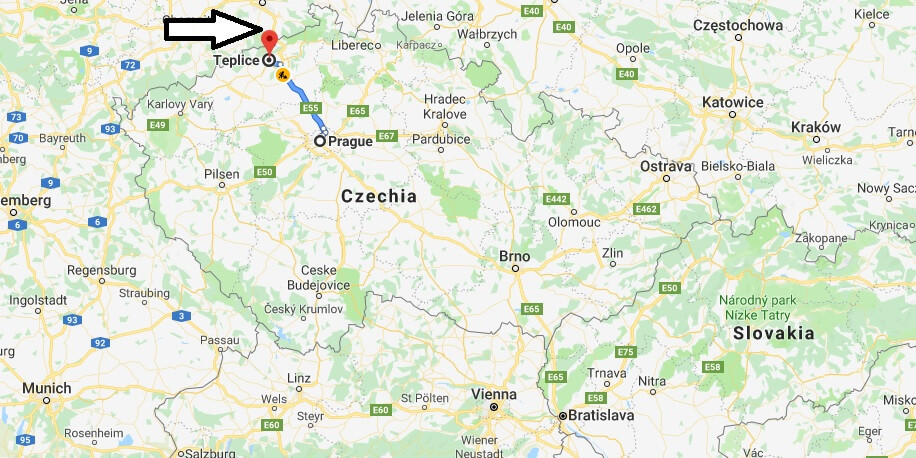 Where is Teplice Located? What Country is Teplice in? Teplice Map