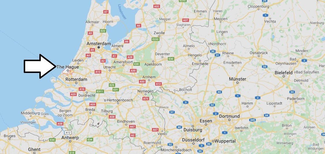 Where is The Hague Located? What Country is The Hague in? The Hague Map