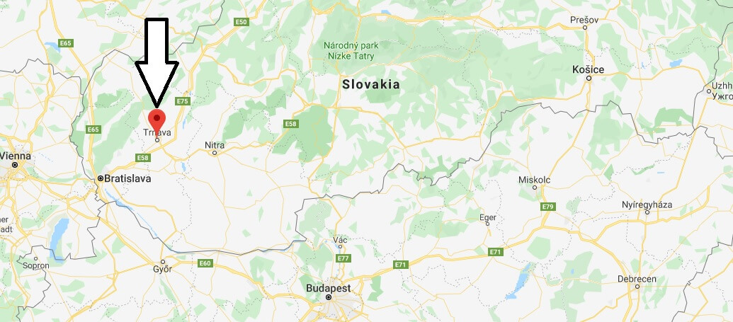 Where is Trnava Located? What Country is Trnava in? Trnava Map