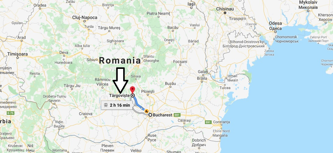 Where is Târgoviște Located? What Country is Târgoviște in? Târgoviște Map