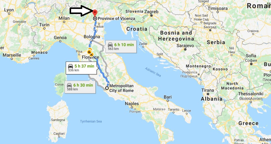 Where is Vicenza Located? What Country is Vicenza in? Vicenza Map