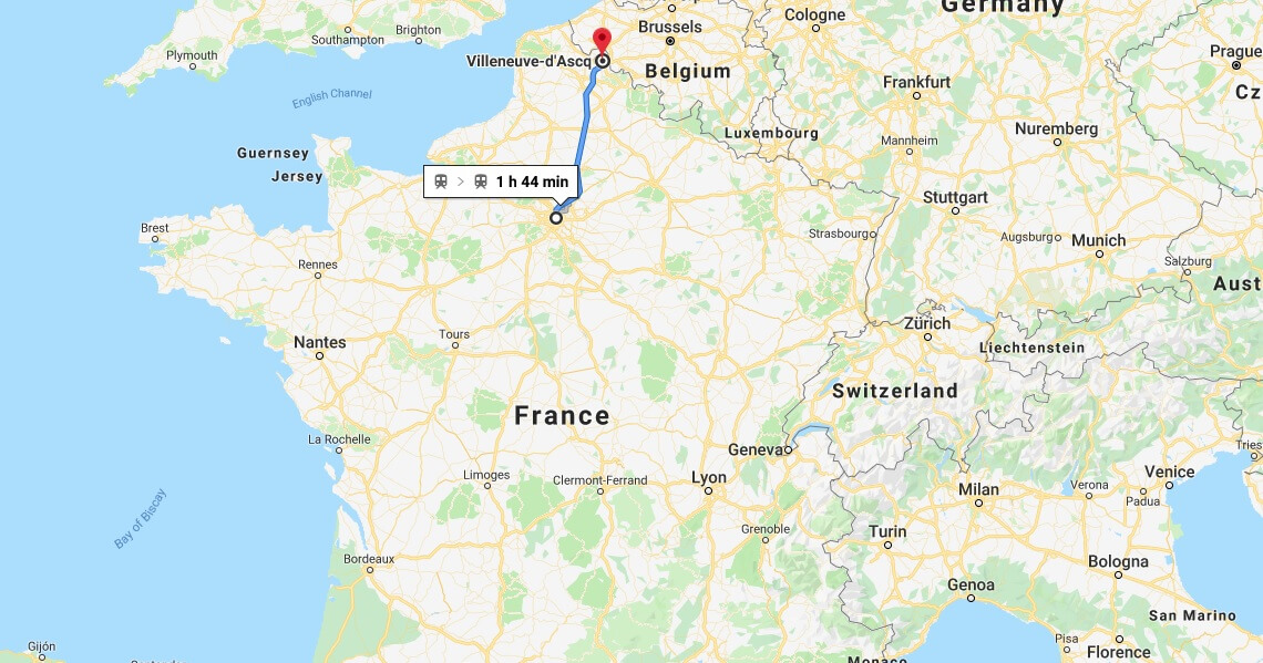 Where is Villeneuve-d'Ascq Located? What Country is Villeneuve-d'Ascq in? Villeneuve-d'Ascq Map