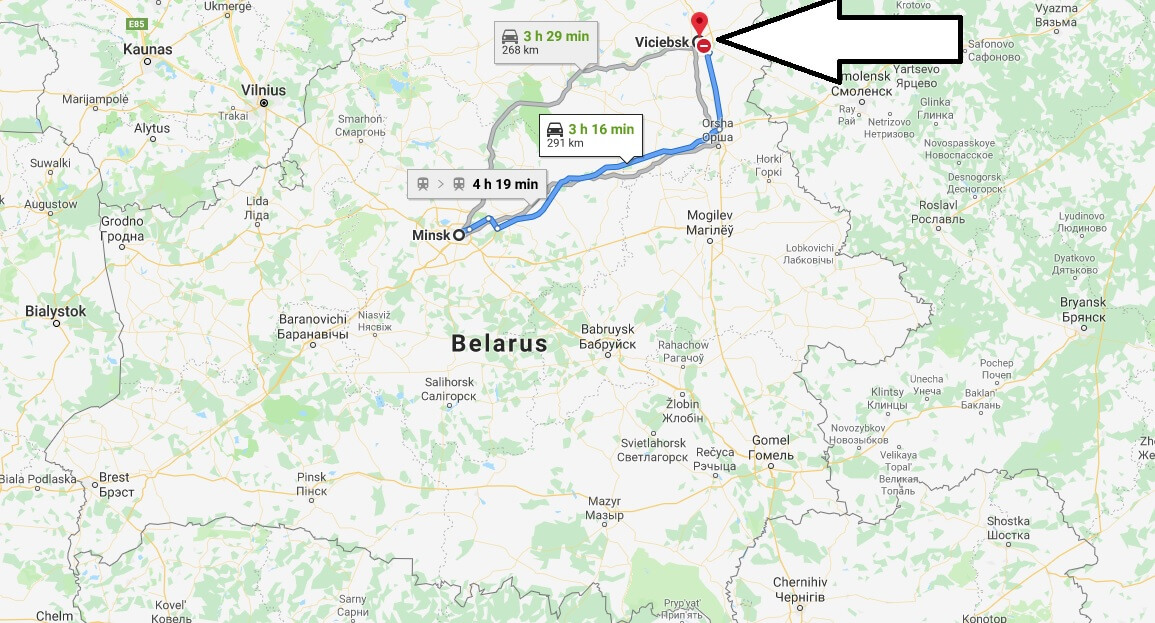 Where is Vitebsk Located? What Country is Vitebsk in? Vitebsk Map