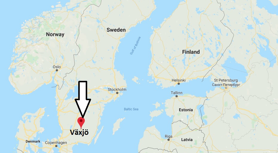 Where is Växjö Located? What Country is Växjö in? Växjö Map