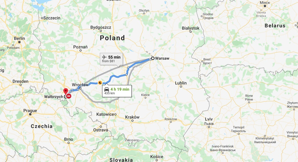 Where is Walbrzych Located? What Country is Walbrzych in? Walbrzych Map