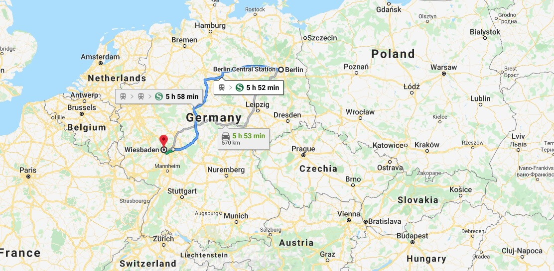 Where is Wiesbaden Located? What Country is Wiesbaden in? Wiesbaden Map