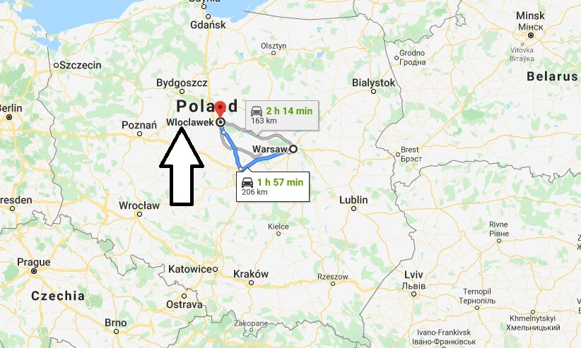 Where is Wloclawek Located? What Country is Wloclawek in? Wloclawek Map