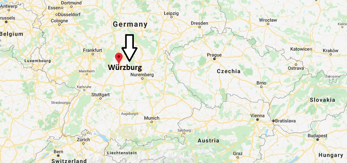 Where is Würzburg Located? What Country is Würzburg in? Würzburg Map