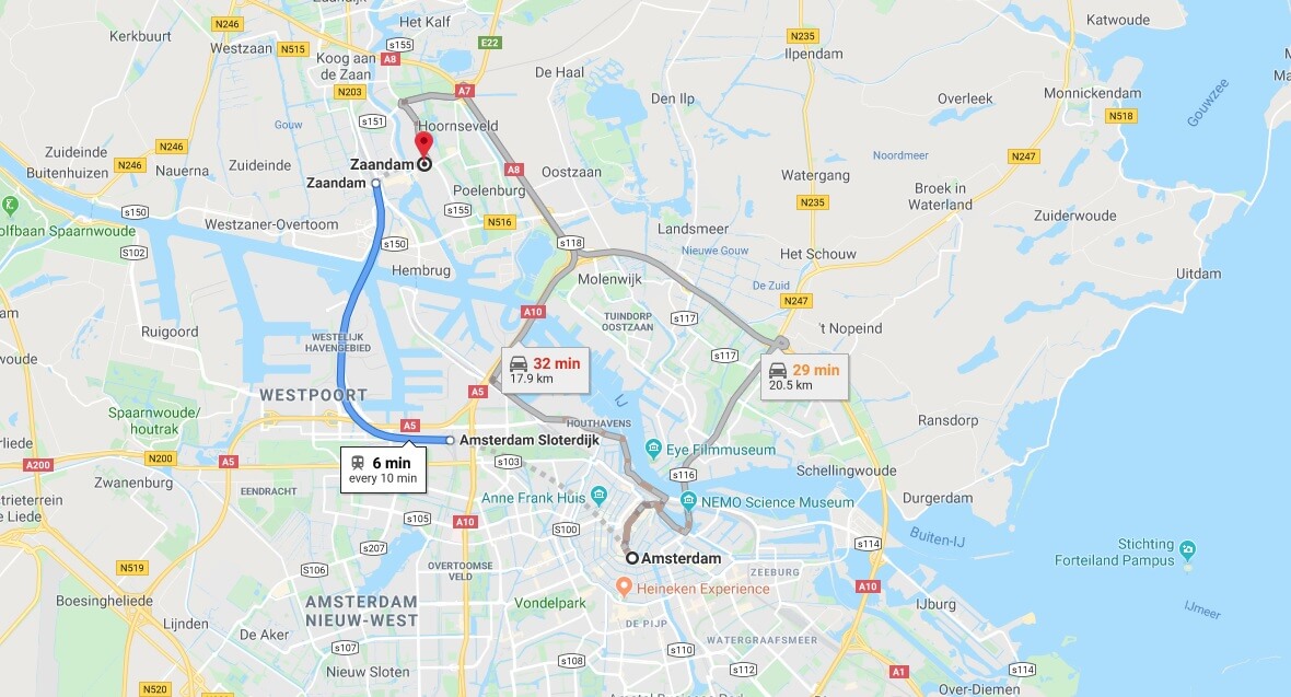 Where is Zaandam Located? What Country is Zaandam in? Zaandam Map