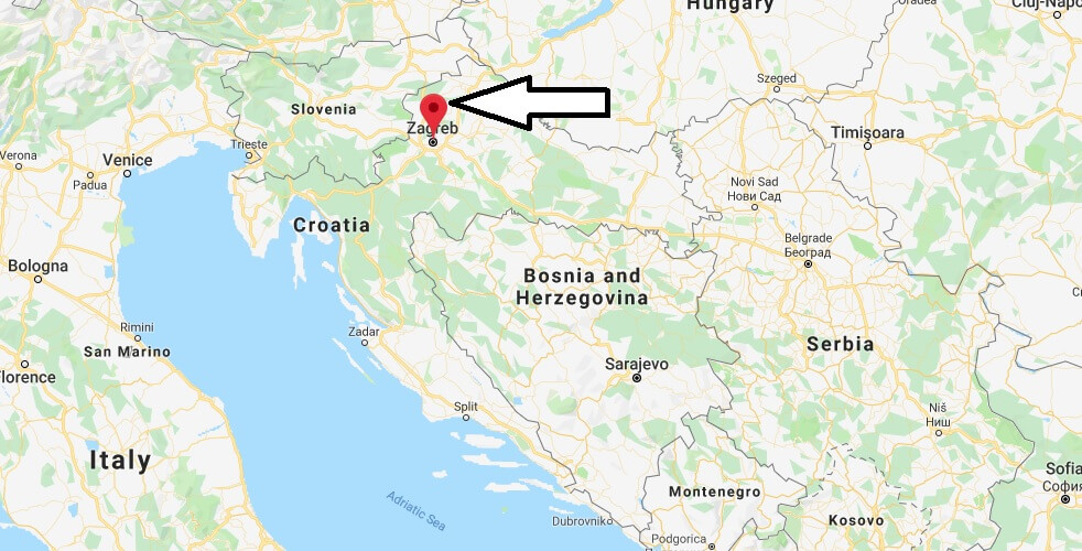 Where is Zagreb Located? What Country is Zagreb in? Zagreb Map