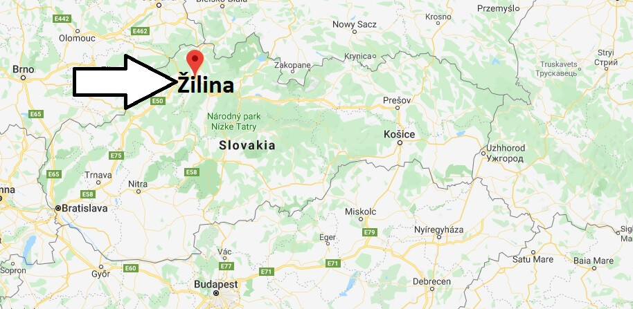 Where is Žilina Located? What Country is Žilina in? Žilina Map