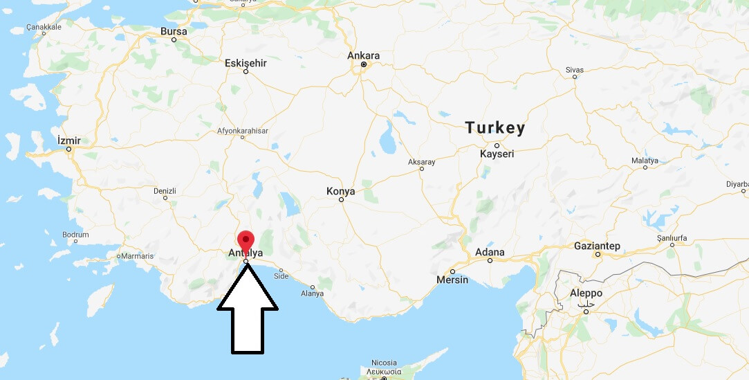Where is Antalya Located? What Country is Antalya in? Antalya Map