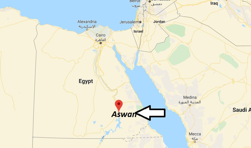 Where is Aswan Located? What Country is Aswan in? Aswan Map