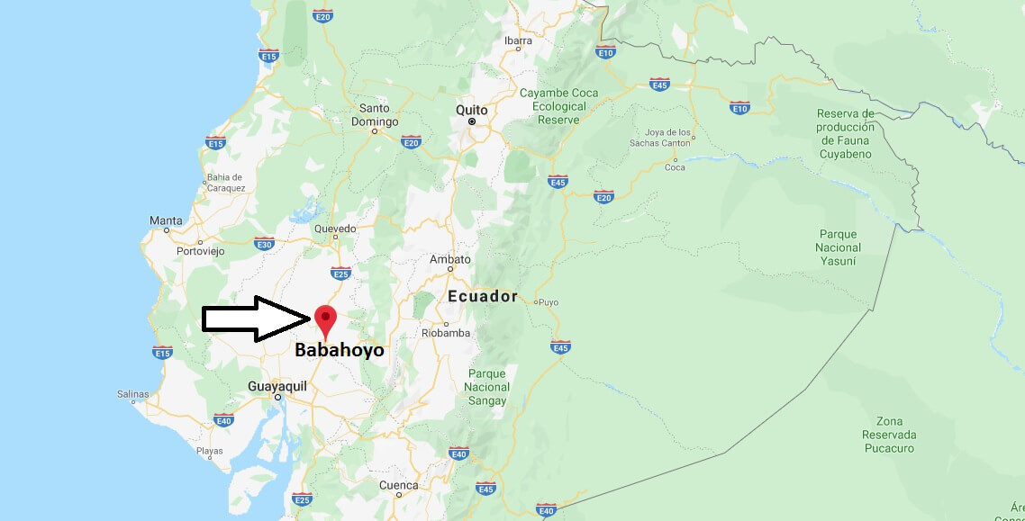 Where is Babahoyo Located? What Country is Babahoyo in? Babahoyo Map