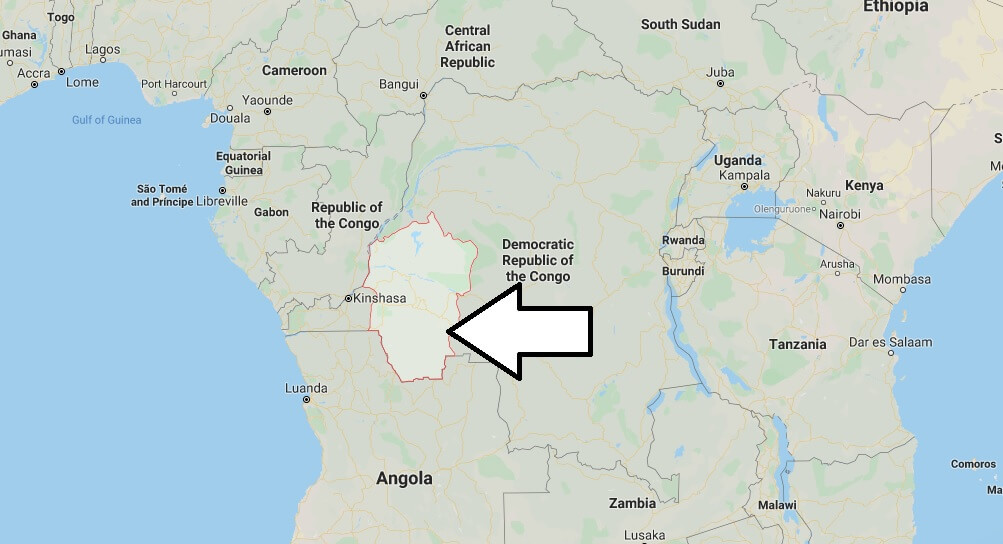 Where is Bandundu Located? What Country is Bandundu in? Bandundu Map