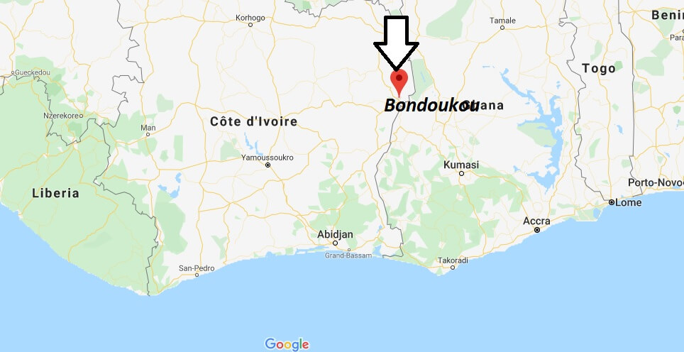 Where is Bondoukou Located? What Country is Bondoukou in? Bondoukou Map