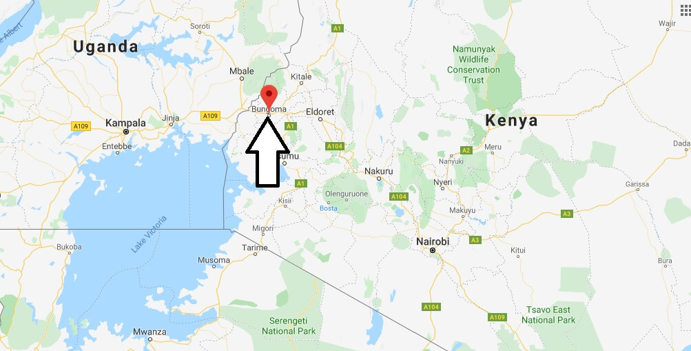 Where is Bungoma Located? What Country is Bungoma in? Bungoma Map