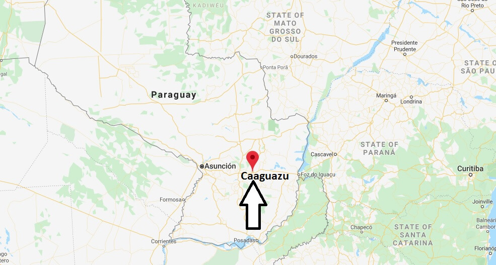 Where is Caaguazu Located? What Country is Caaguazu in? Caaguazu Map