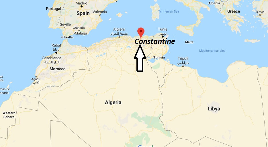 Where is Constantine, Algeria Located? What Country is Constantine in? Constantine Map
