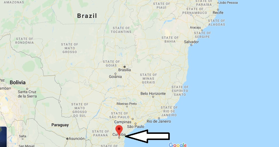 Where is Curitiba Located? What Country is Curitiba in? Curitiba Map