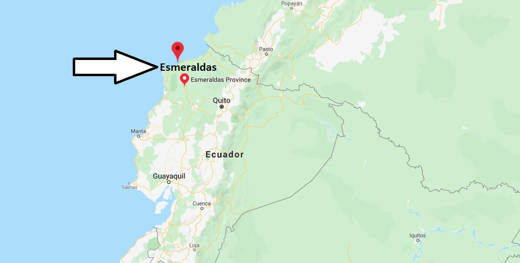 Where is Esmeraldas Located? What Country is Esmeraldas in? Esmeraldas Map