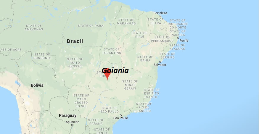 Where is Goiania Located? What Country is Goiania in? Goiania Map