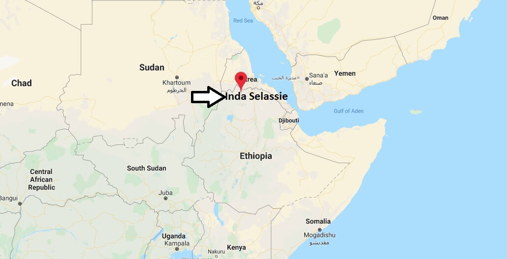 Where is Inda Selassie Located? What Country is Inda Selassie in? Inda Selassie Map