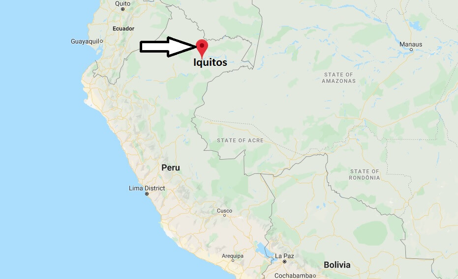 Where is Iquitos (Peru) Located? What Country is Iquitos in? Iquitos Map