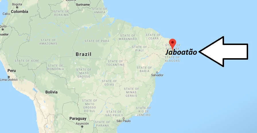 Where is Jaboatão Located? What Country is Jaboatão in? Jaboatão Map