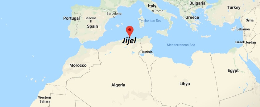 Where is Jijel Located? What Country is Jijel in? Jijel Map