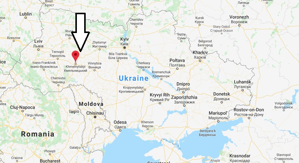 Where is Khmelnytskyi Located? What Country is Khmelnytskyi in? Khmelnytskyi Map
