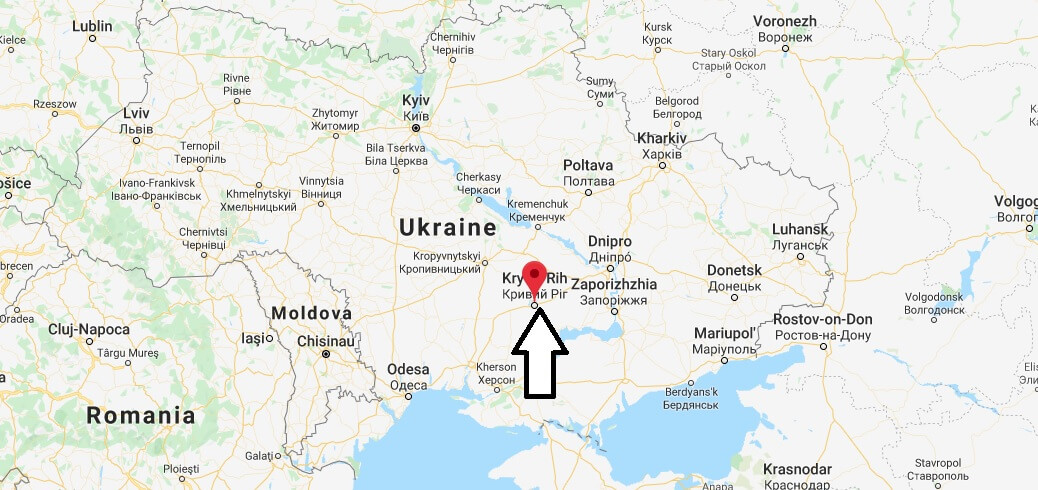Where is Kryvyi Rih Located? What Country is Kryvyi Rih in? Kryvyi Rih Map
