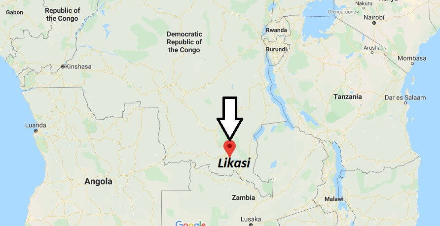 Where is Likasi Located? What Country is Likasi in? Likasi Map
