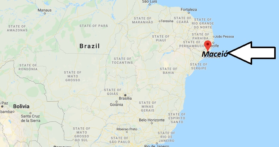 Where is Maceió Located? What Country is Maceió in? Maceió Map