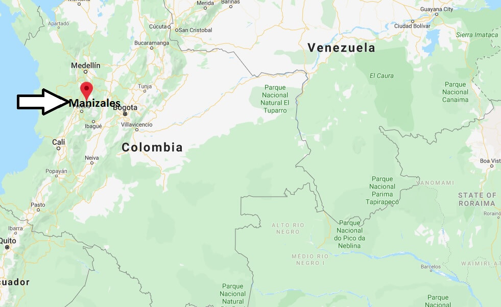 Where is Manizales Located? What Country is Manizales in? Manizales Map