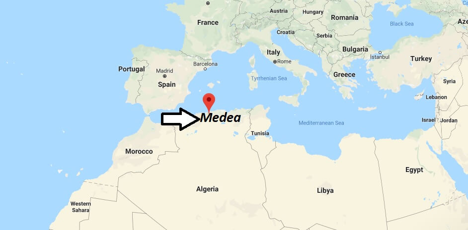 Where is Medea Located? What Country is Medea in? Medea Map