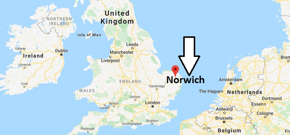 Where Is Norwich Located What Country Is Norwich In Norwich Map 