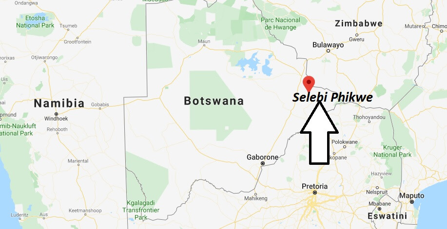 Where is Selebi Phikwe Located? What Country is Selebi Phikwe in? Selebi Phikwe Map