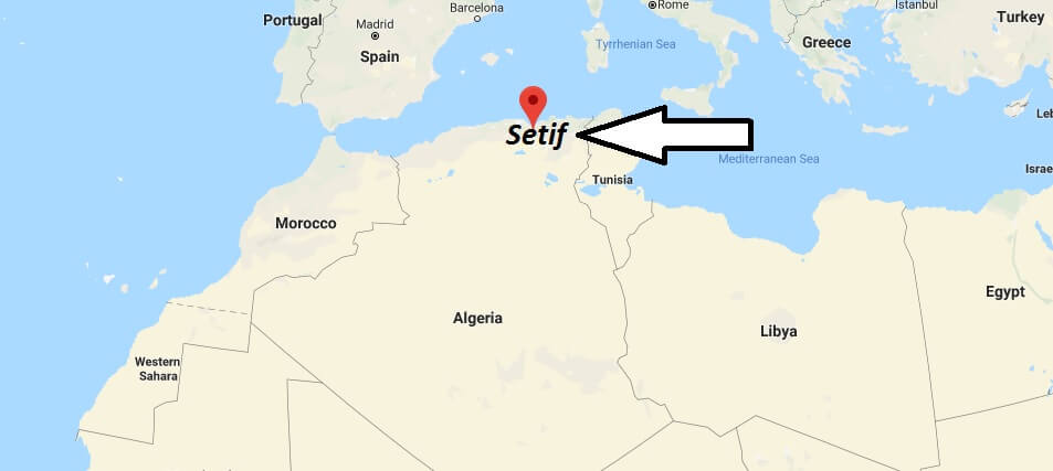 Where is Setif Located? What Country is Setif in? Setif Map