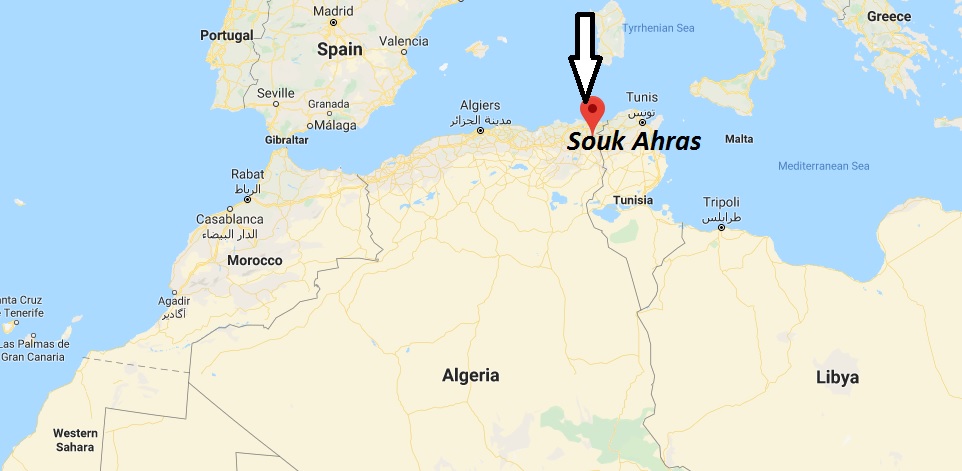 Where is Souk Ahras Located? What Country is Souk Ahras in? Souk Ahras Map