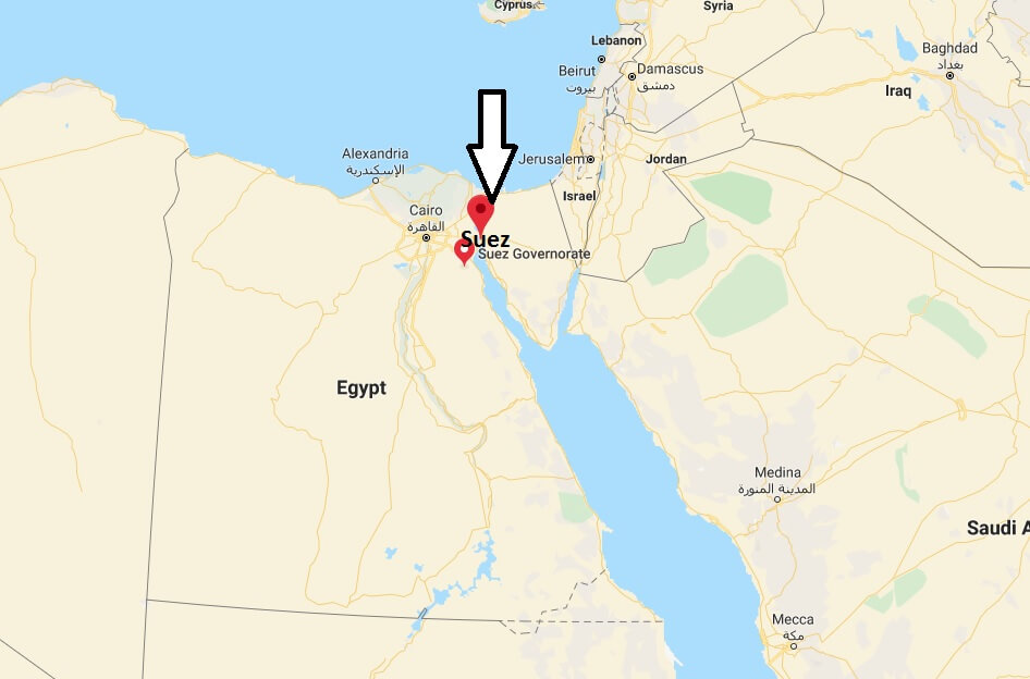 Where is Suez Located? What Country is Suez in? Suez Map