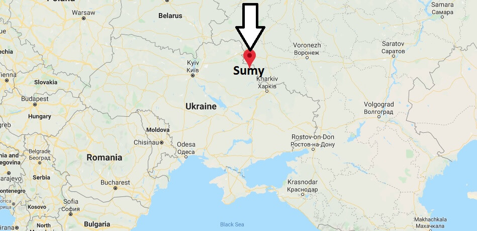 Where is Sumy Located? What Country is Sumy in? Sumy Map